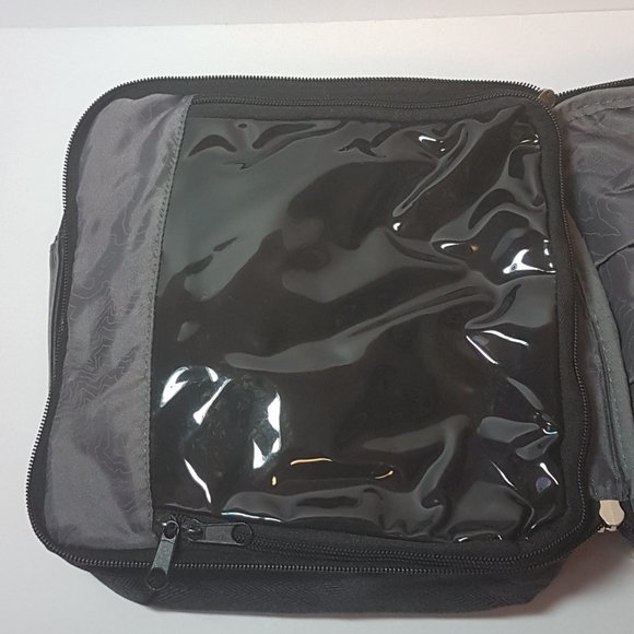 NWT ENBRIDGE Travel Bag Toiletry Bag Commander Ammenities Bag Luggage Tote Black - Picture 11 of 16